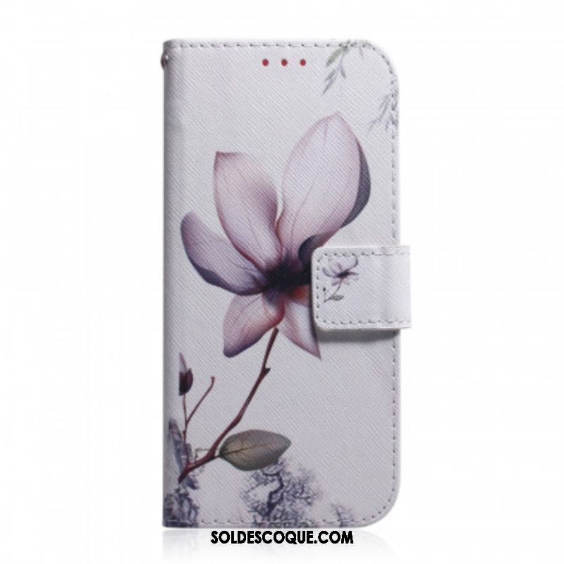 Housse Samsung Galaxy A53 5G Fleur Vieux Rose