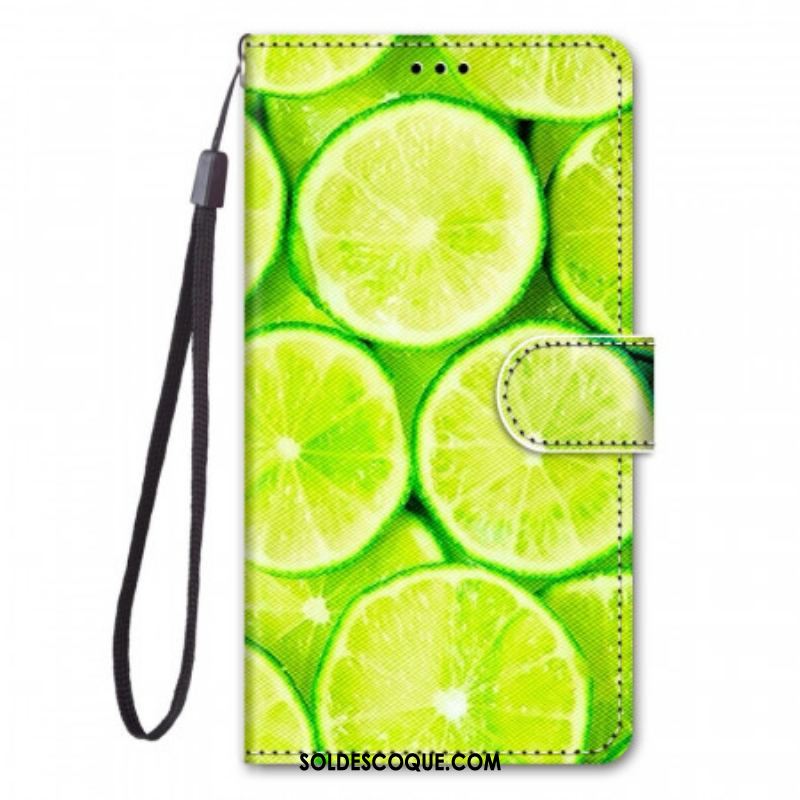 Housse Samsung Galaxy M23 5G Citrons Verts