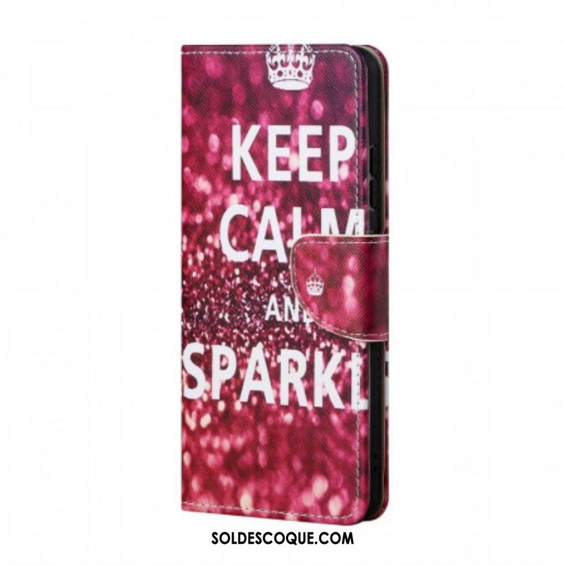 Housse Samsung Galaxy M23 5G Keep Calm and Sparkle