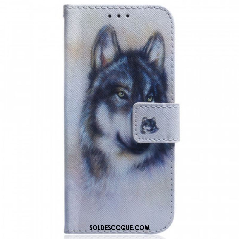 Housse Samsung Galaxy M53 5G Chien Aquarelle