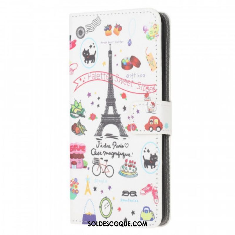 Housse Samsung Galaxy M53 5G j'Aime Paris