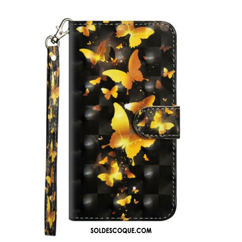 Housse Samsung Galaxy Note 20 Ultra Papillons Jaunes