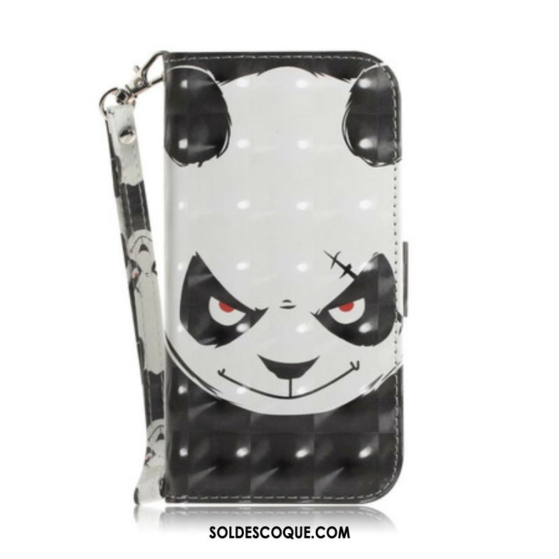 Housse Samsung Galaxy S20 FE Angry Panda à Lanière