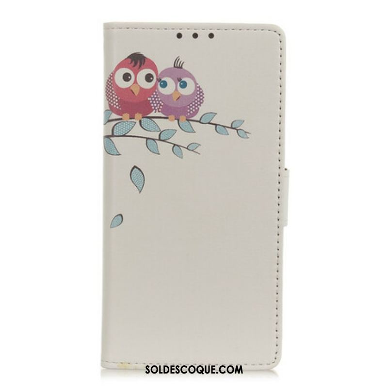 Housse Samsung Galaxy S20 FE Couple de Hiboux sur l'Arbre