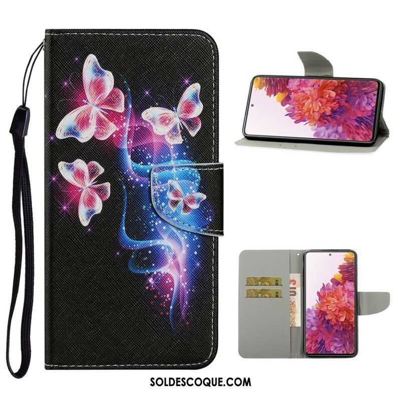 Housse Samsung Galaxy S20 FE Papillons Magiques