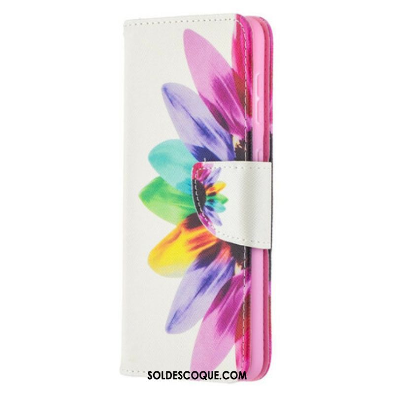 Housse Samsung Galaxy S21 5G Fleur Aquarelle