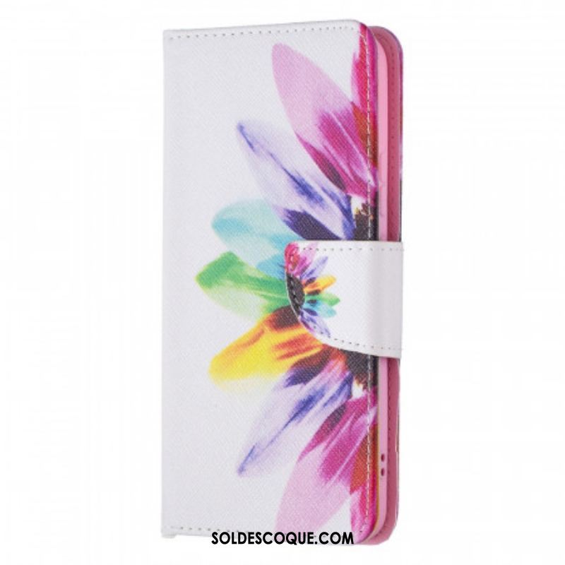 Housse Samsung Galaxy S22 Plus 5G Fleur Aquarelle