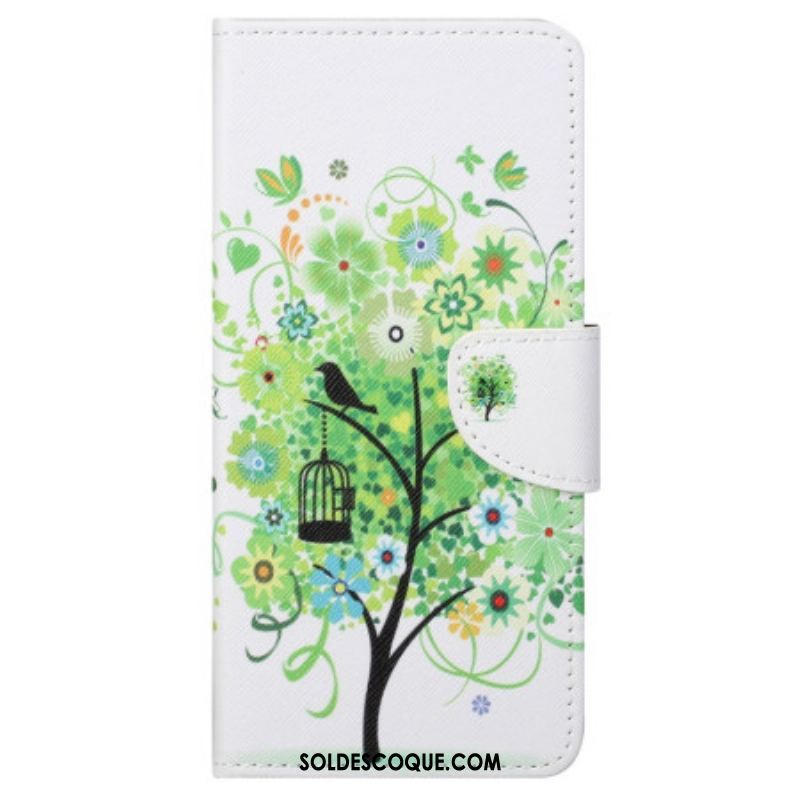 Housse Samsung Galaxy S23 Ultra 5G Arbre au feuillage Vert