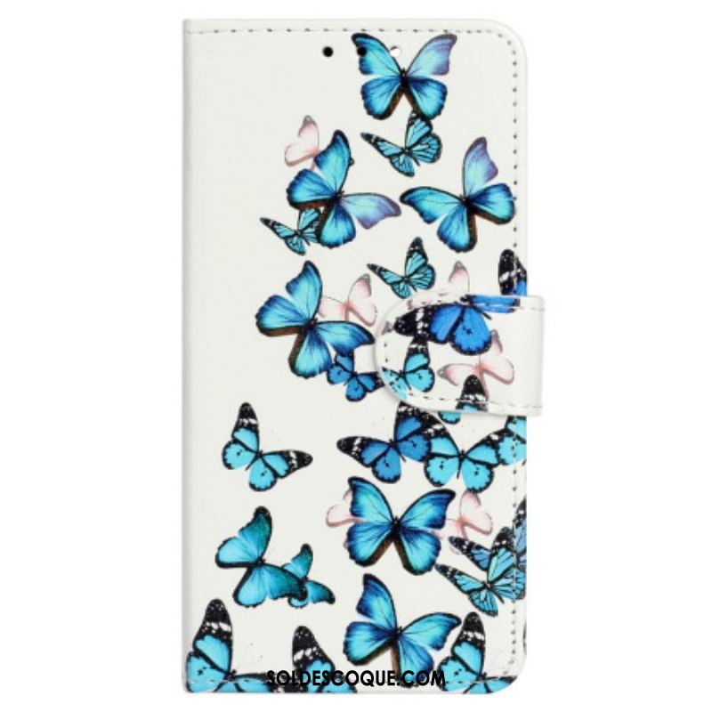 Housse Samsung Galaxy S23 Ultra 5G Papillons en Vol