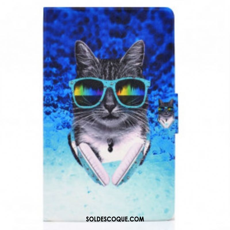 Housse Samsung Galaxy Tab A7 (2020) DJ Cat