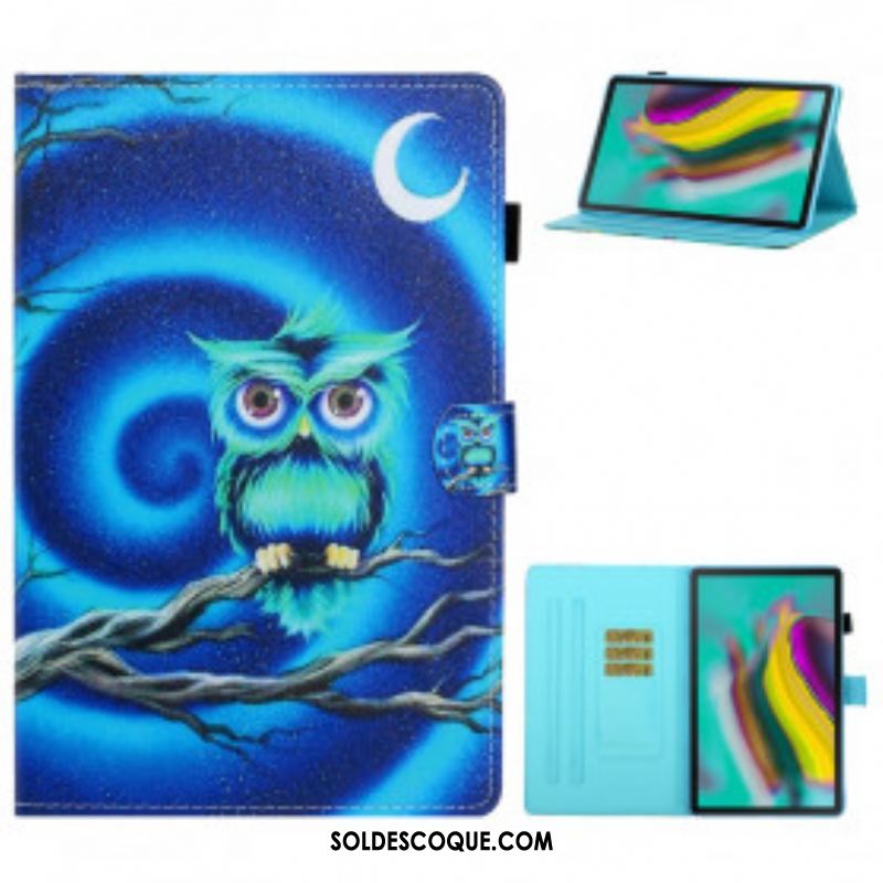 Housse Samsung Galaxy Tab A7 (2020) Drôle de Hibou