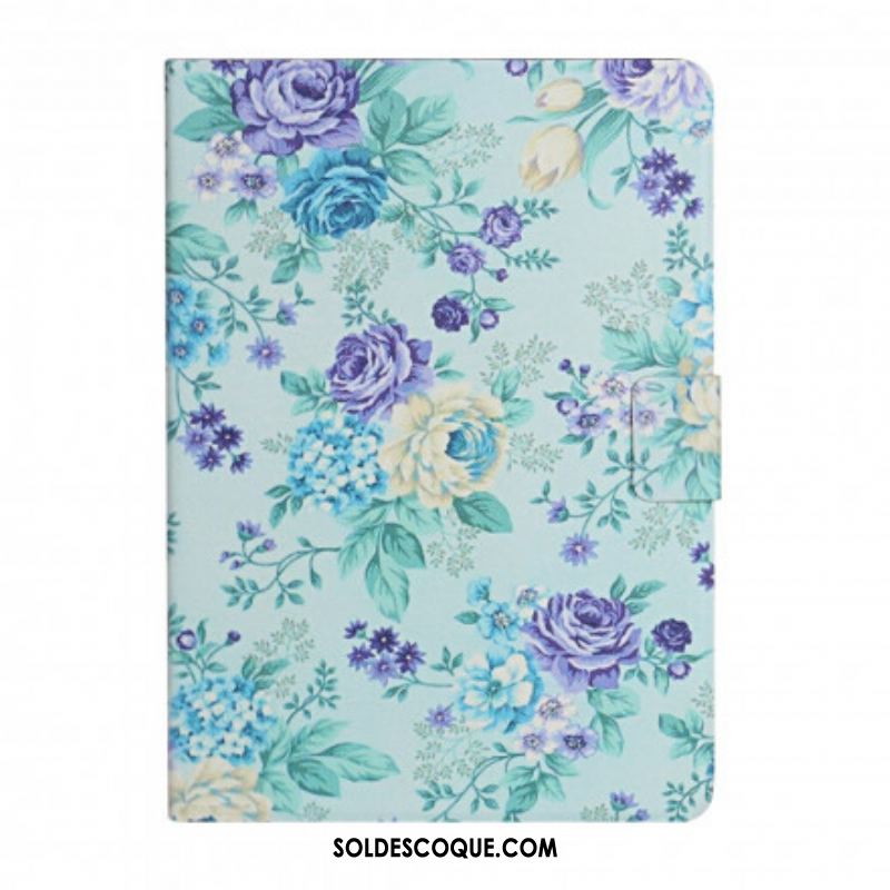 Housse Samsung Galaxy Tab A7 (2020) Fleurs Fleurs Fleurs