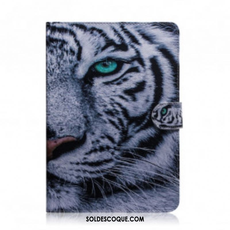 Housse Samsung Galaxy Tab A7 (2020) Tête de Tigre