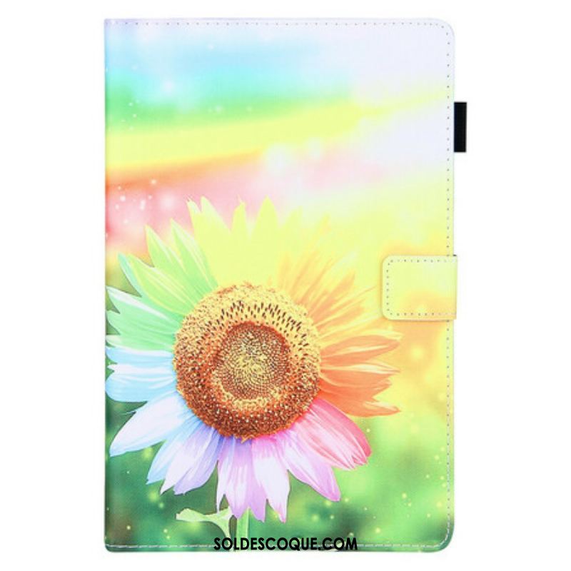 Housse Samsung Galaxy Tab A7 Lite Fleurs au Soleil