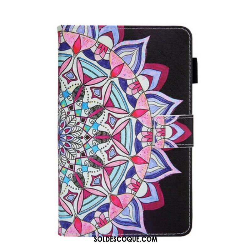 Housse Samsung Galaxy Tab A7 Lite Mandala Graphique