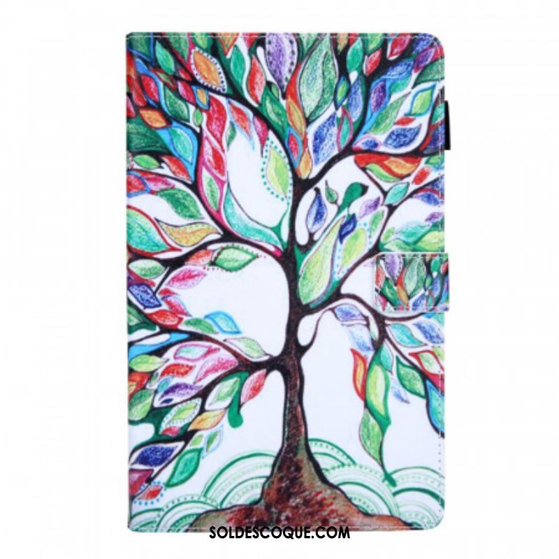 Housse Samsung Galaxy Tab A8 (2021) Arbre Multicolore