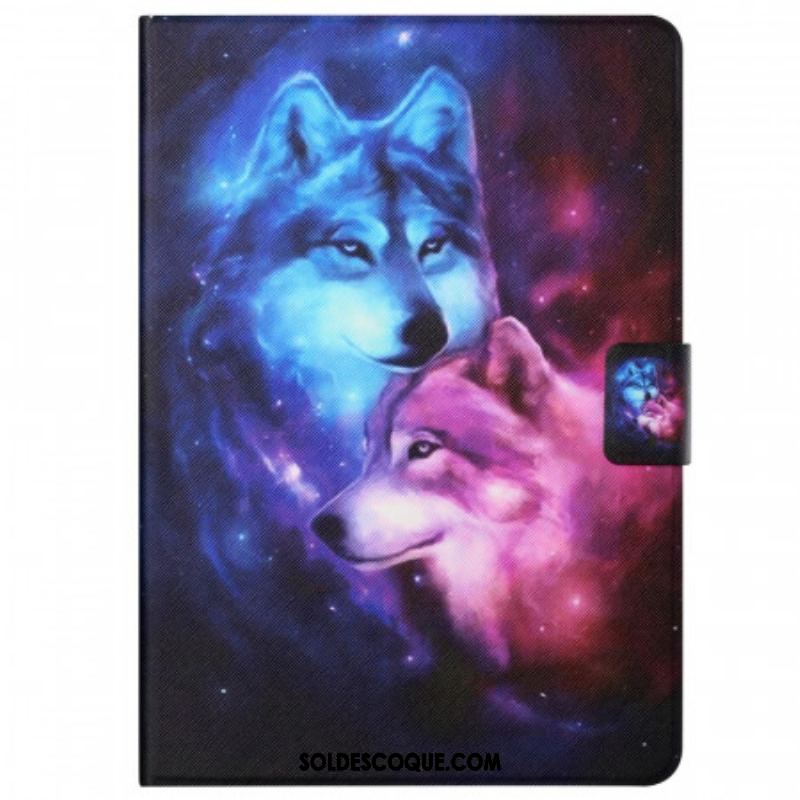 Housse Samsung Galaxy Tab A8 (2021) Couple de Loups