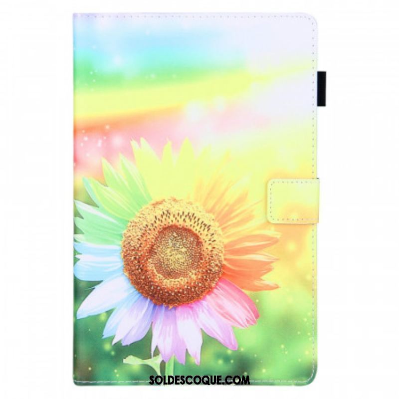 Housse Samsung Galaxy Tab A8 (2021) Fleurs au Soleil