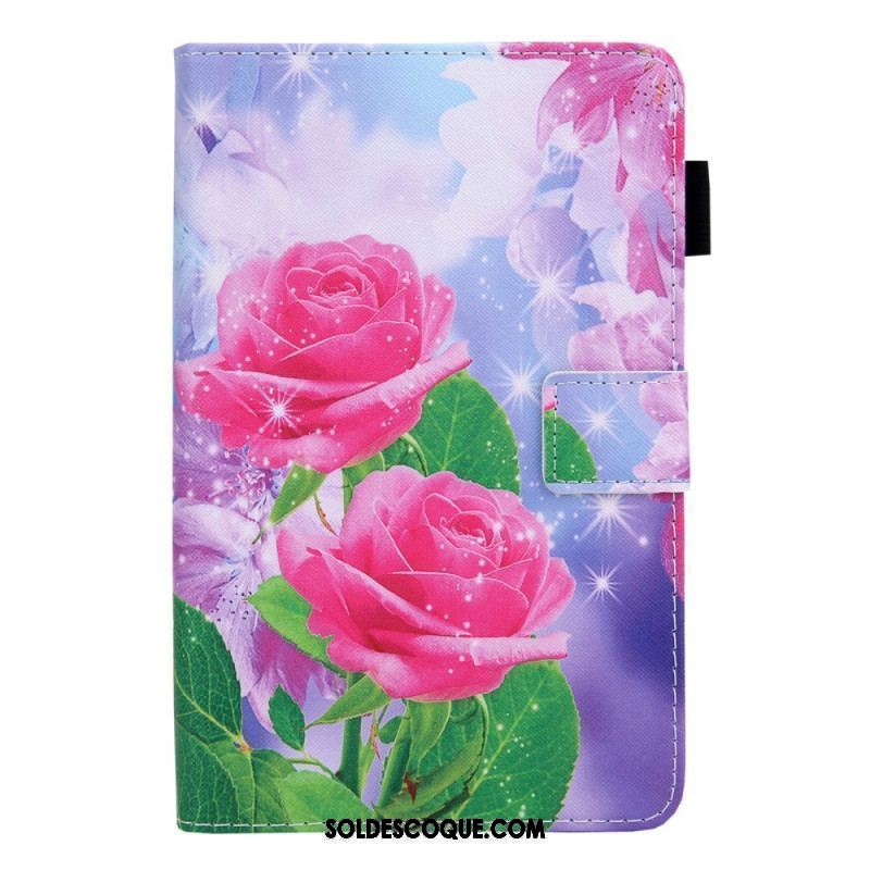 Housse Samsung Galaxy Tab A8 (2021) Fleurs de Rêve