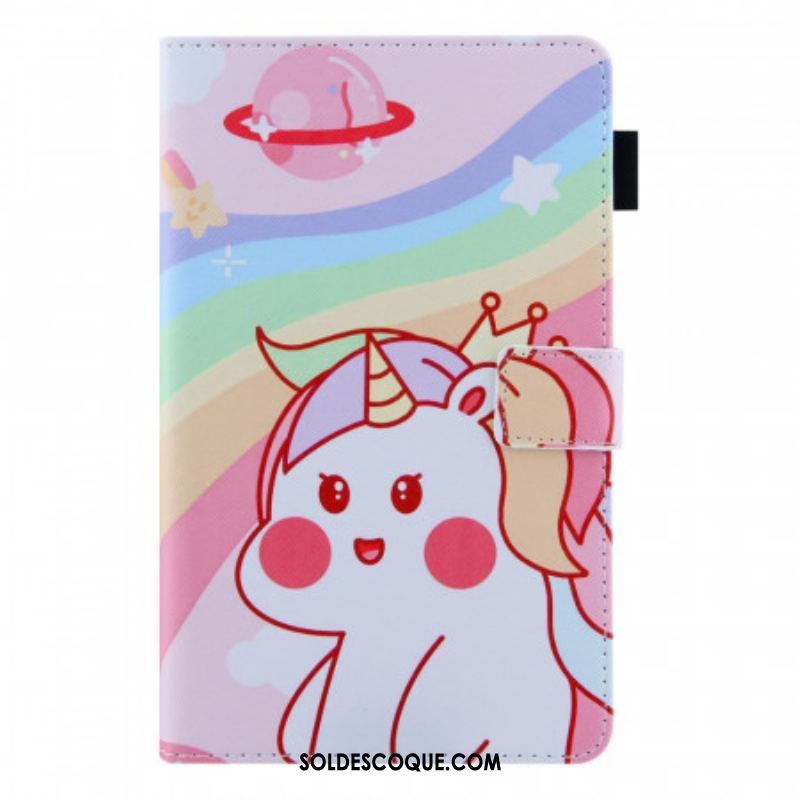 Housse Samsung Galaxy Tab A8 (2021) Mignonne Licorne