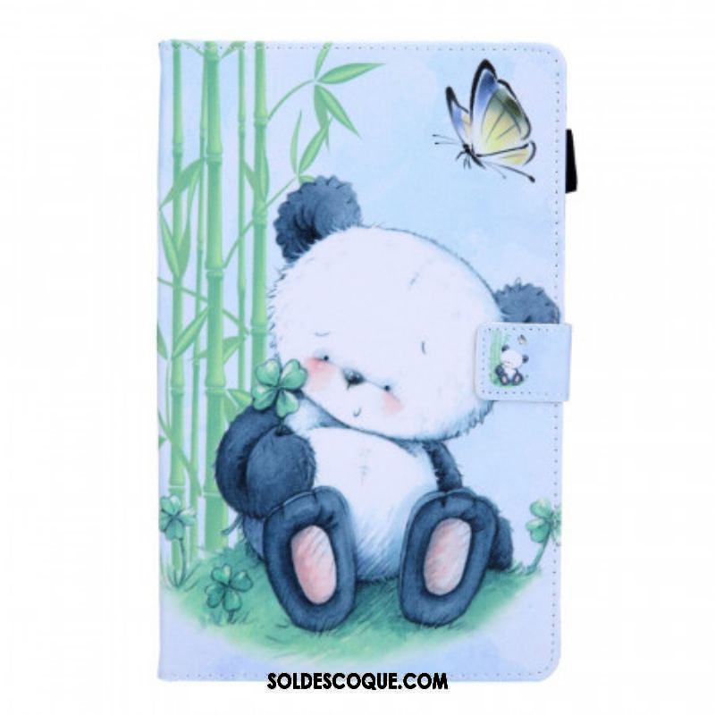Housse Samsung Galaxy Tab A8 (2021) Panda en Nature