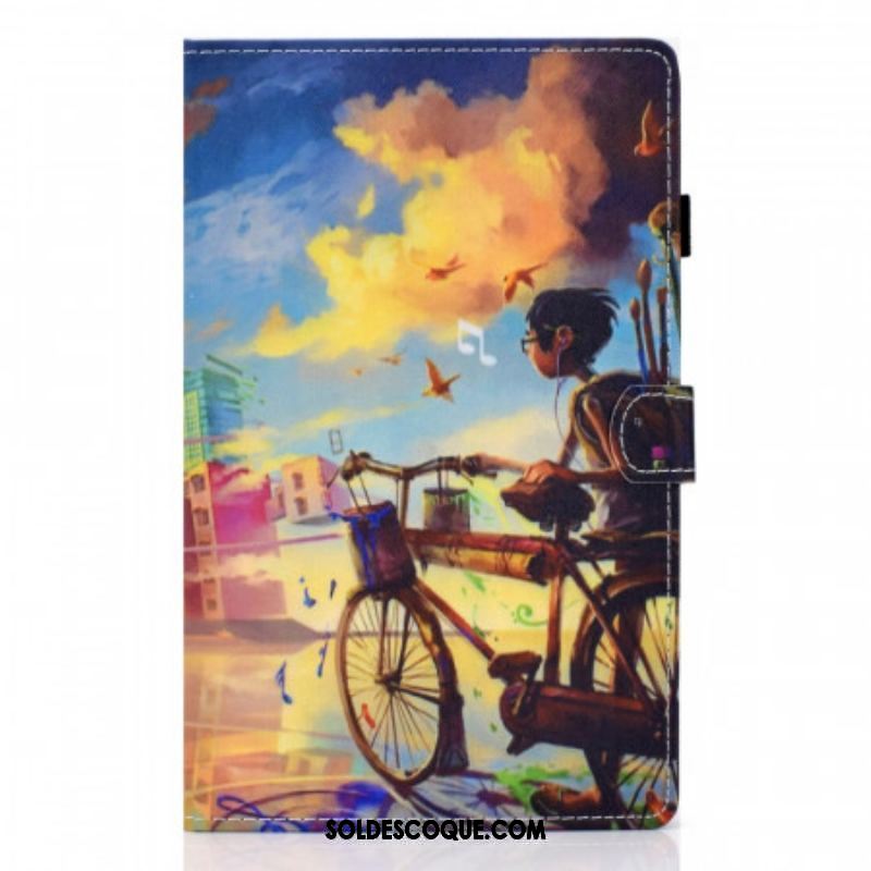 Housse Samsung Galaxy Tab A8 (2021) Vélo Art