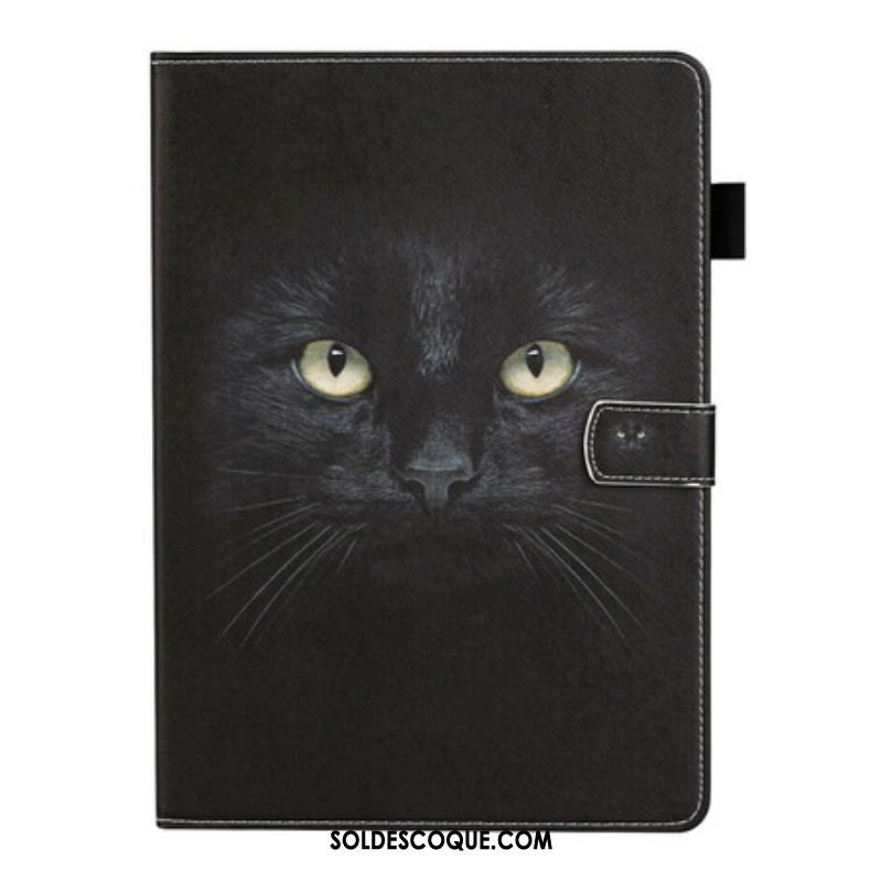 Housse Samsung Galaxy Tab S8 / Tab S7 Chat Noir