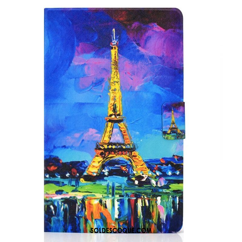 Housse Samsung Galaxy Tab S8 / Tab S7 Tour Eiffel