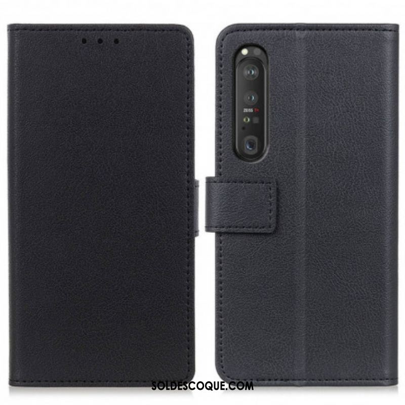 Housse Sony Xperia 1 III Simili Cuir Classique