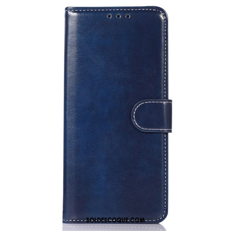 Housse Sony Xperia 1 IV Style Cuir Coutures Apparentes