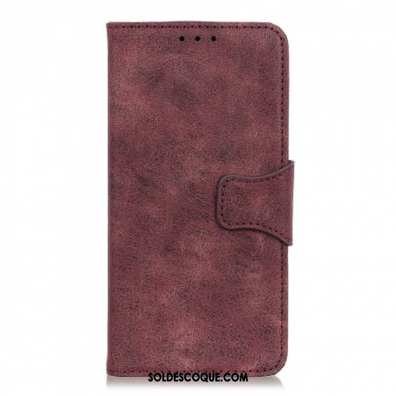 Housse Sony Xperia 10 III Cuir Fendu Vintage