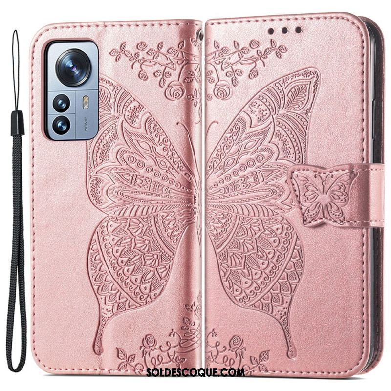 Housse Xiaomi 12 Pro Demi Papillon