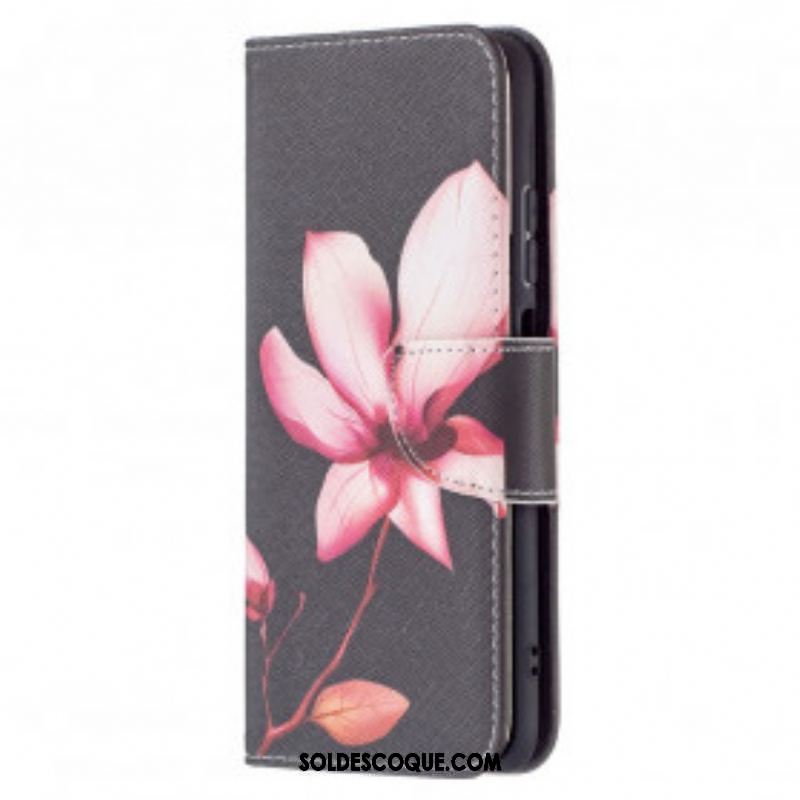 Housse Xiaomi Redmi Note 10/10S/Poco M5s Fleur Rose