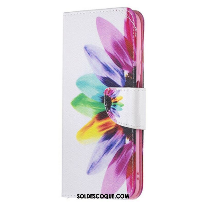 Housse Xiaomi Redmi Note 10 5G / Poco M3 Pro 5G Fleur Aquarelle