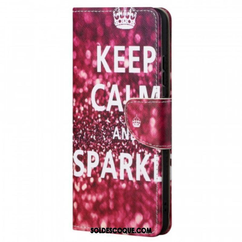 Housse Xiaomi Redmi Note 11 Pro / Note 11 Pro 5G Keep Calm and Sparkle