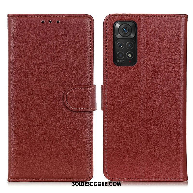 Housse Xiaomi Redmi note 11 / 11s Traditionnellement Litchi