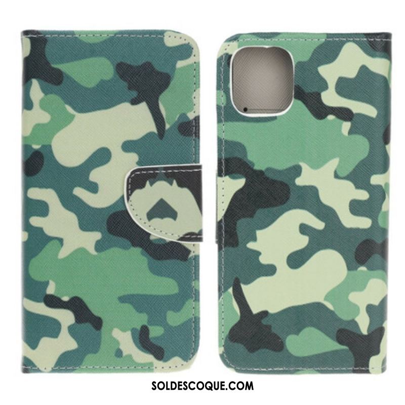 Housse iPhone 13 Mini Camouflage Militaire