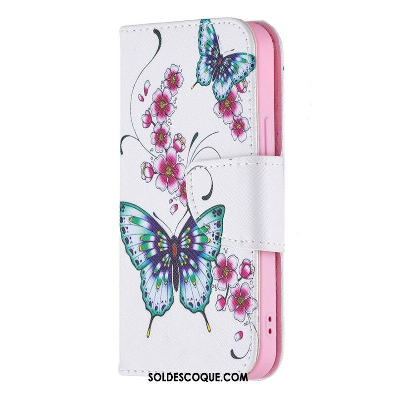 Housse iPhone 13 Mini Merveilleux Papillons