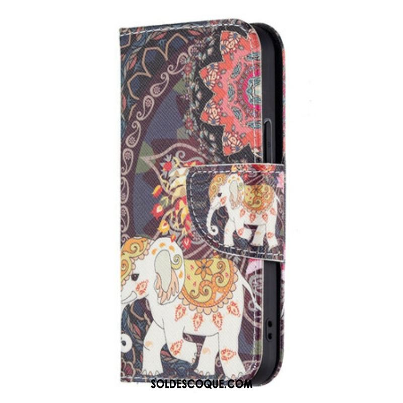 Housse iPhone 13 Mini Éléphant Indien