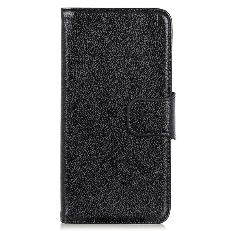 Housse iPhone 13 Pro Cuir Nappa Fendu