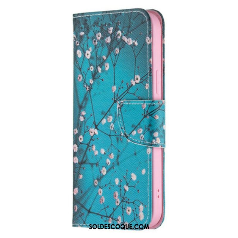 Housse iPhone 13 Pro Max Brancche Fleurie