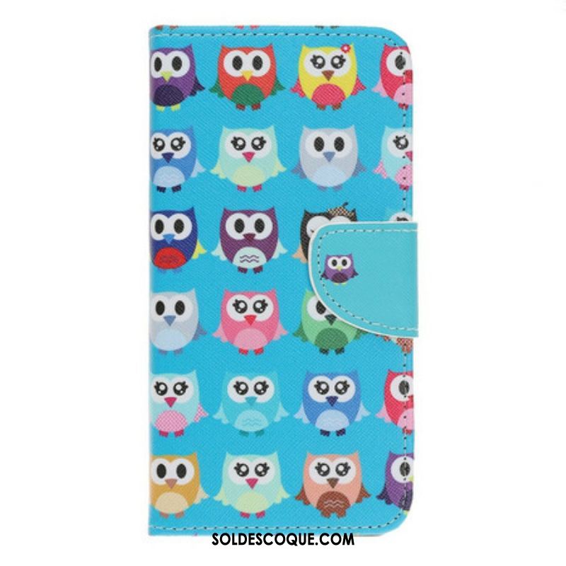 Housse iPhone 13 Pro Multiples Hiboux