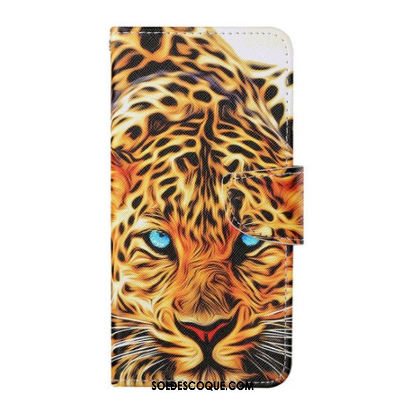 Housse iPhone 13 Pro Tigre avec Lanière