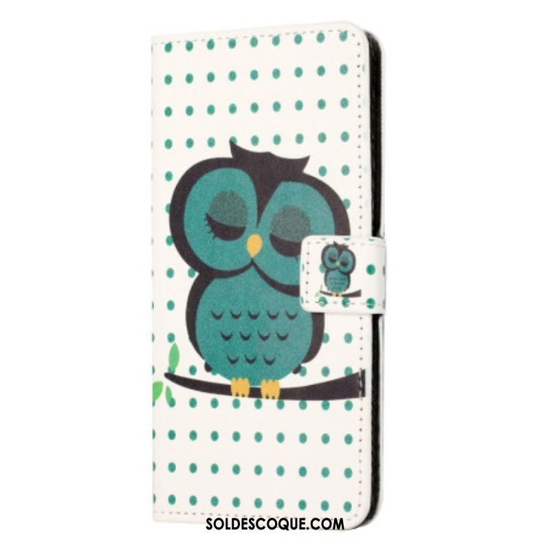 Housse iPhone 14 Hibou Endormi