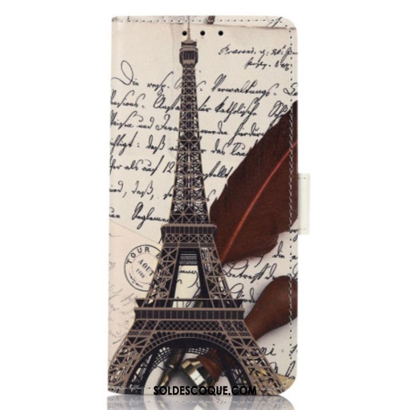 Housse iPhone 14 Pro Max Tour Eiffel du Poète