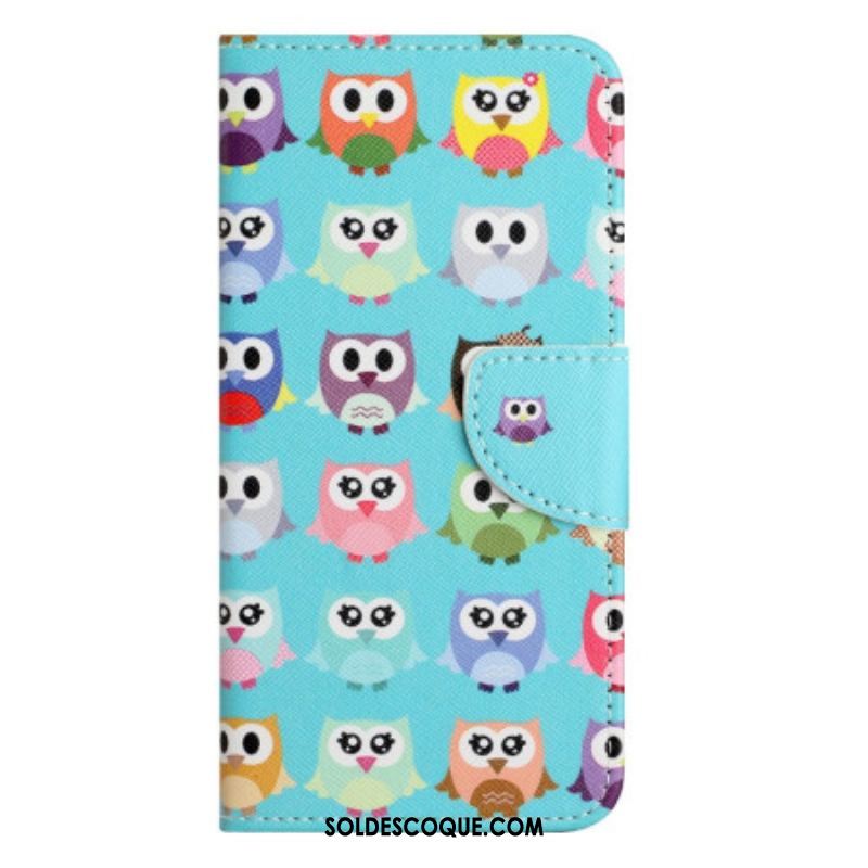 Housse iPhone 14 Pro Tribu de Hiboux