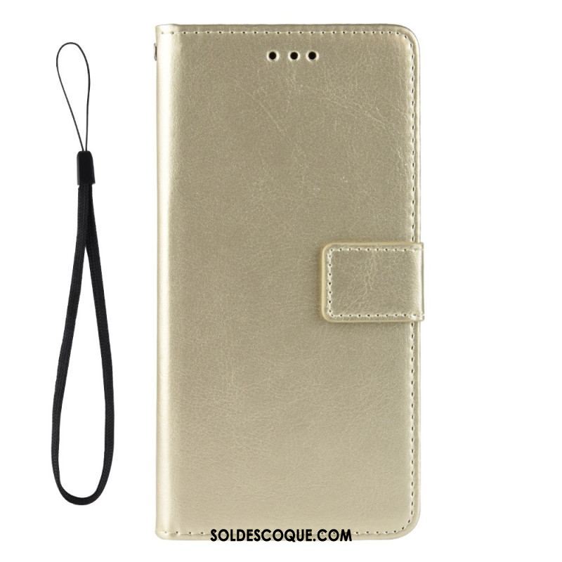 Housse iPhone 14 Simili Cuir Flashy