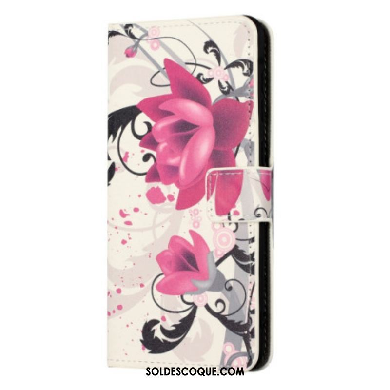 Housse iPhone 14 Tropical Flowers