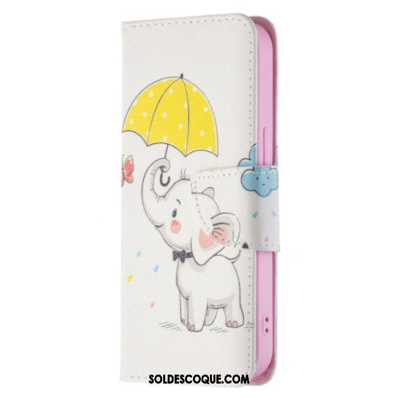 Housse iPhone 15 Bébé Éléphant