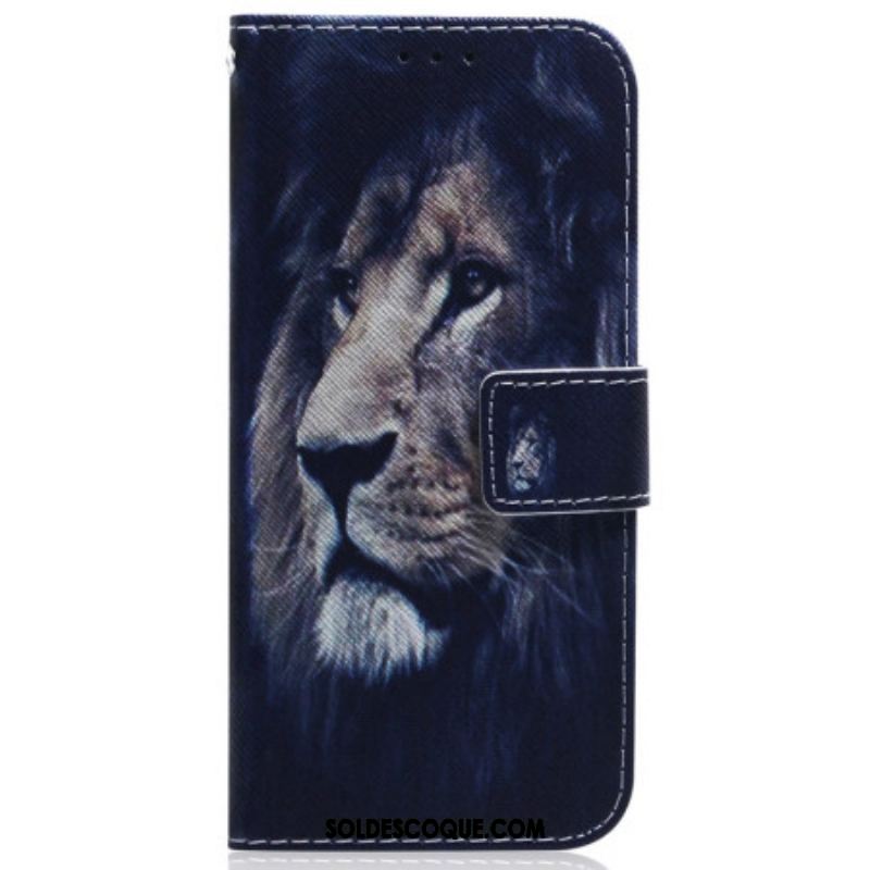 Housse iPhone 15 Dreaming Lion